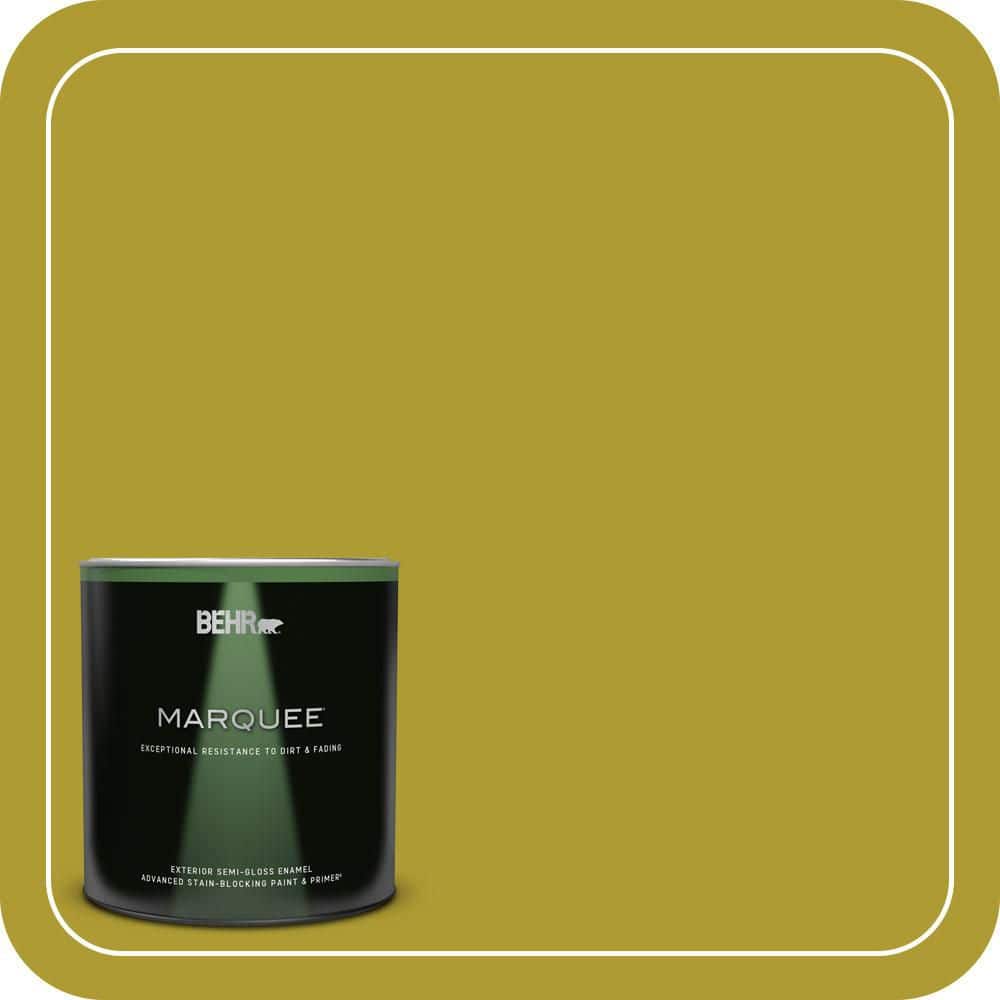 1 qt. #P330-7 Luscious Lime Semi-Gloss Enamel Exterior Paint & Primer price history on PriceWatchPro