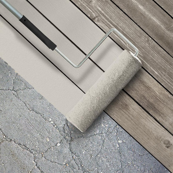 1 gal. Home Decorators Collection #HDC-NT-20 Cotton Grey Low-Lustre Enamel Interior/Exterior Porch and Patio Floor Paint