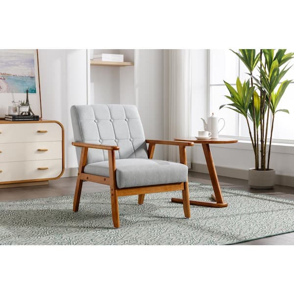 Furniture Barn - Brayden Accent Chair Beige Fabric
