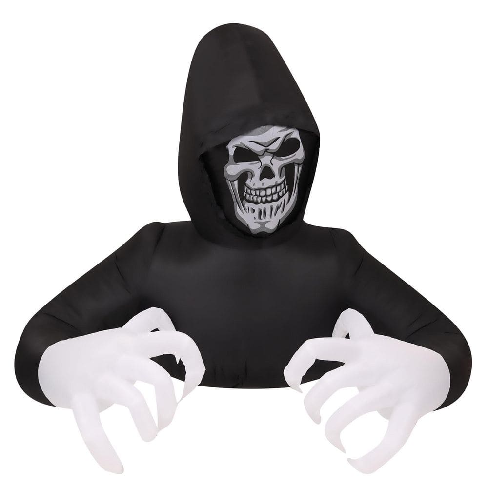 Haunted Hill Farm 4.9 ft. Inflatable Pre-Lit Grim Reaper