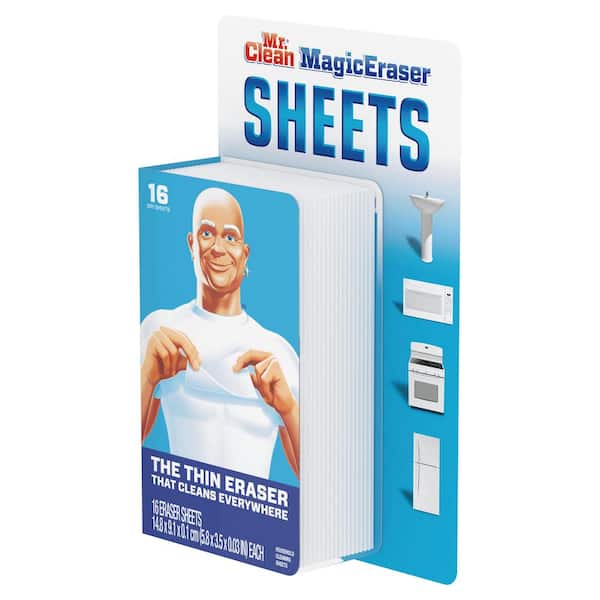 Bông tẩy rửa Mr. Clean Thin Sheets Magic Eraser có thể giúp bạn dọn dẹp mọi loại vết bẩn trong nhà một cách dễ dàng. Với kích thước nhỏ gọn và tính di động cao, bạn có thể mang theo bông tẩy rửa này bất cứ đâu mà bạn cần. Hãy xem hình ảnh để biết thêm về sản phẩm này!
