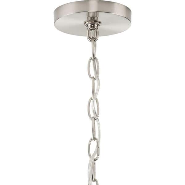 Progress Lighting Merry 5-Light Brushed Nickel Transitional Chandelier