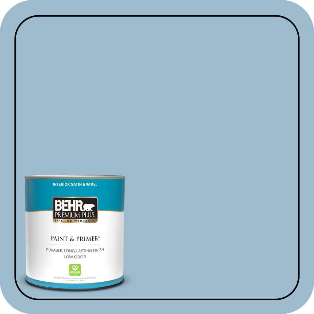 1 qt. #S500-3 Partly Cloudy Satin Enamel Low Odor Interior Paint & Primer price history on PriceWatchPro