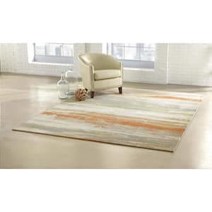 Water Color Multicolored 8 ft. x 10 ft. Area Rug