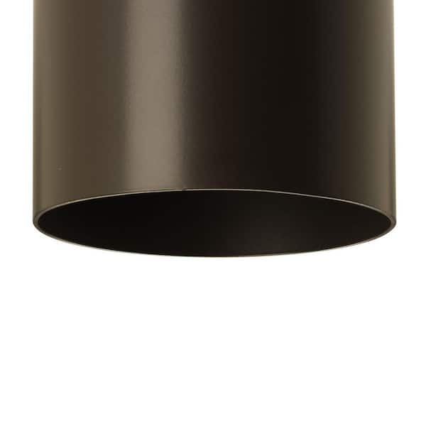 Cylinder Collection 5" Antique Bronze Modern Outdoor Wall Lantern Light