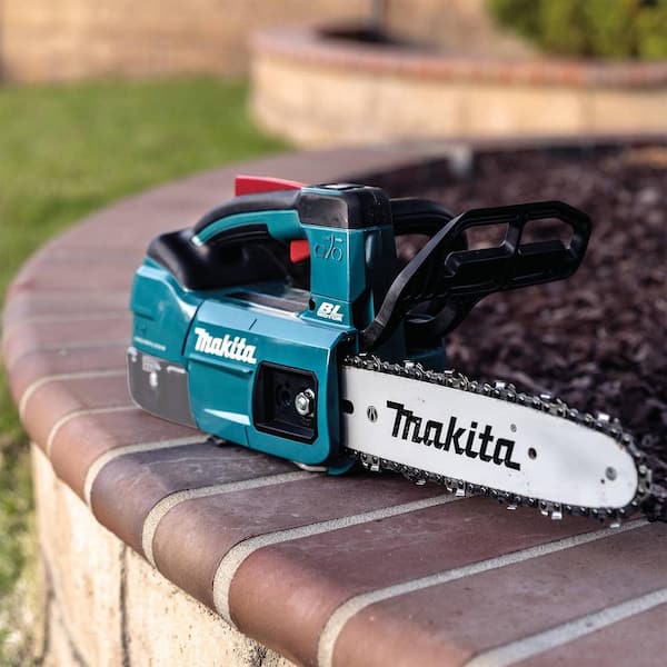 Makita LXT 10 in. 18V Lithium-Ion Brushless Battery Top Handle Chain Saw Tool-Only) XCU06Z The Home Depot