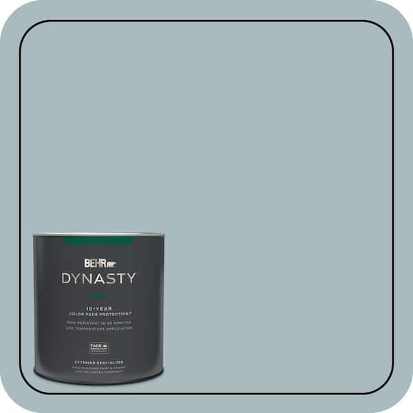 BEHR DYNASTY 1 qt. #MQ6-04 Gray Wool Semi-Gloss Enamel Exterior Stain-Blocking Paint & Primer