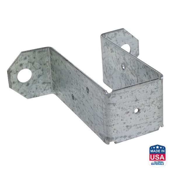 Simpson Strong-Tie DPTZ ZMAX Galvanized Deck Post Tie for 2x4 Nominal Post