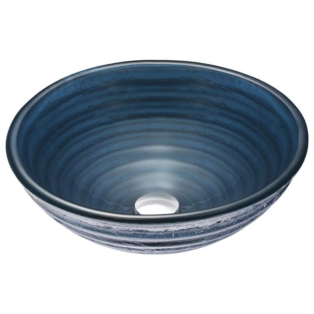 Tempo Series 17 in. Bathroom Vessel Sink with Scratch-Tough and Stain-Resis