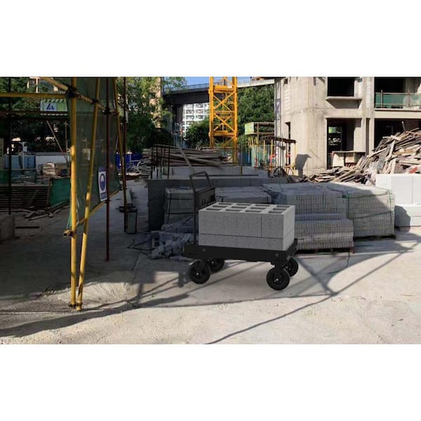 Husky - 38 in. W All-Terrain Folding Tool Cart
