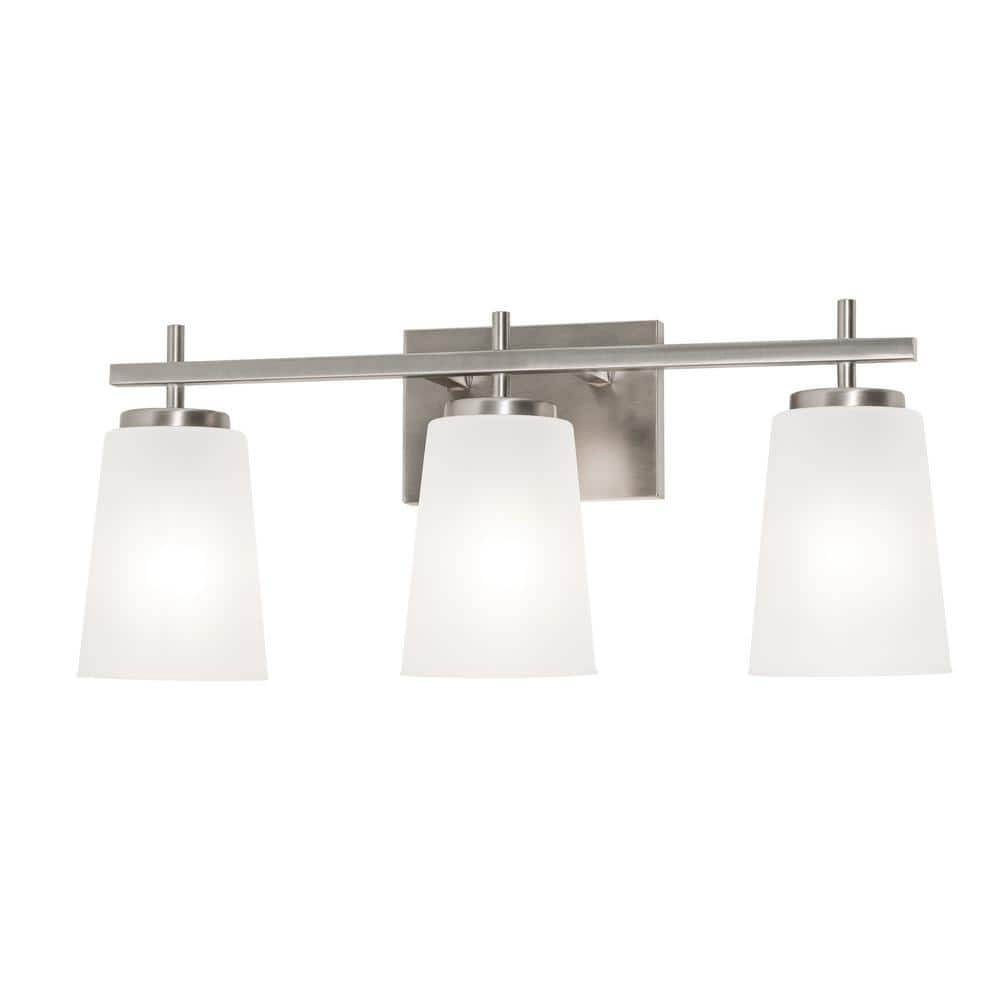 6 in. 3-Light Satin Nickel Vanity Light price history on PriceWatchPro