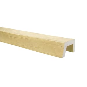 3-7/8 in. x 5-7/8 in. x 12.75 ft. Unfinished Modern Faux Wood Beam