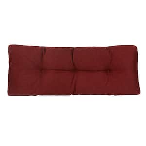The Gripper Tufted 36 in. Omega Flame Universal Bench Cushion