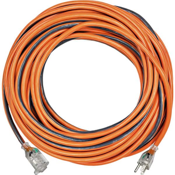 RIDGID 100 ft. 12/3 SJTW Extension Cord with Lighted Plug