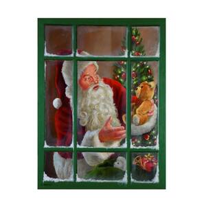Unframed Home David Lindsley 'Santa Window 3' Photography Wall Art 14 in. x 19 in.