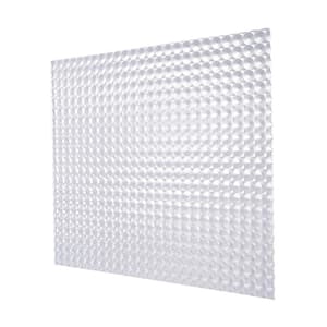 24 in. x 24 in. x 0.100 in. Clear Premium Prismatic Acrylic Lighting Panel (5-Pack)
