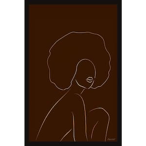 "Timeless Afro" by Marmont Hill Framed People Art Print 18 in. x 12 in.