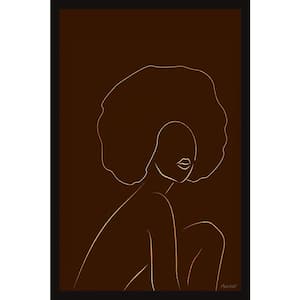 "Timeless Afro" by Marmont Hill Framed People Art Print 24 in. x 16 in.