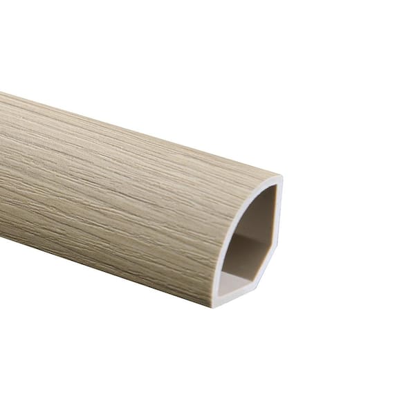 Malibu Wide Plank French Oak Atherton 0.59 in. Thickness x 1.023 in. Width x 94.48 in. Length Quarter Round Molding