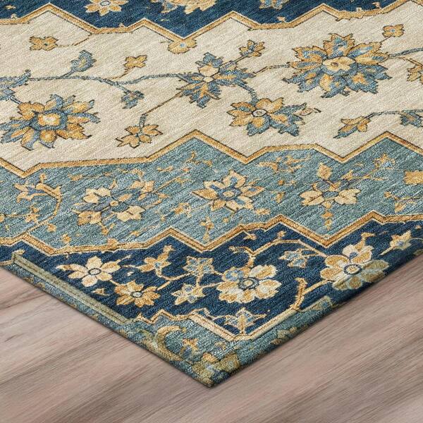 Chantille Machine Washable Indoor/Outdoor Abstract ACN3134 Baltic 2 ft. x 7 ft. Runner Rug