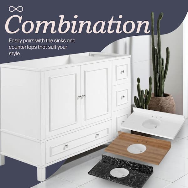 Alaterre Furniture Williamsburg 48 in. W x 21 in. D x 34 in. H