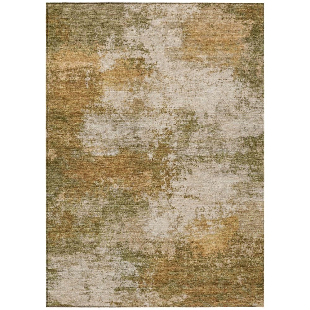 Chantille Machine Washable Indoor/Outdoor Abstract ACN2064 Copper 3 ft. x 5 ft. Area Rug price history on PriceWatchPro