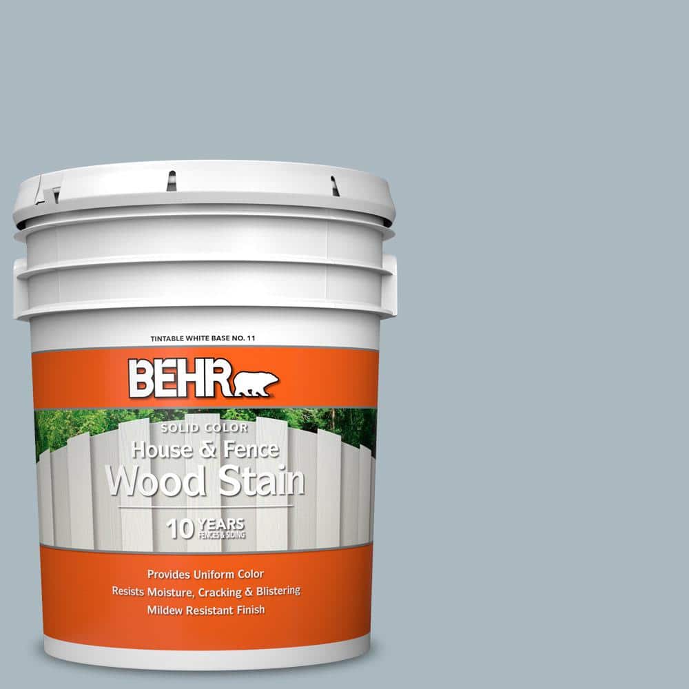 5 gal. #740E-3 Prelude Solid Color House and Fence Exterior Wood Stain