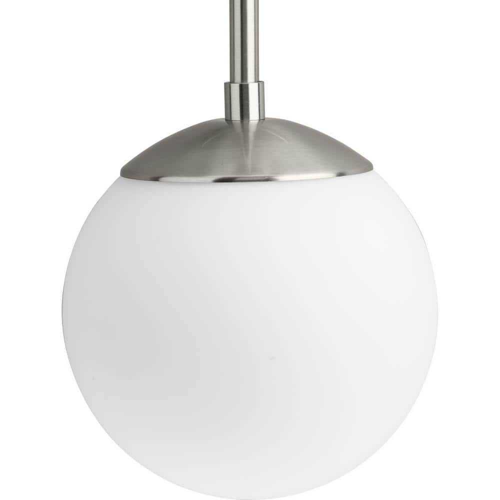 Haas Brushed Nickel 24" Modern Wall Sconce with Opal Glass Globes