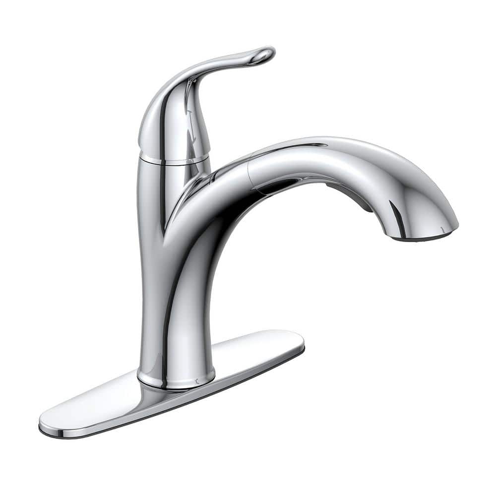 Alima Single-Handle Pull -Out Sprayer Kitchen Faucet in Chrome price history on PriceWatchPro