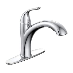 Alima Single-Handle Pull -Out Sprayer Kitchen Faucet in Chrome