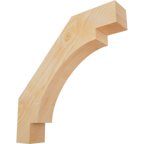 Ekena Millwork 4"W x 22"D x 22"H Merced Rough Sawn Knee Brace, Douglas Fir