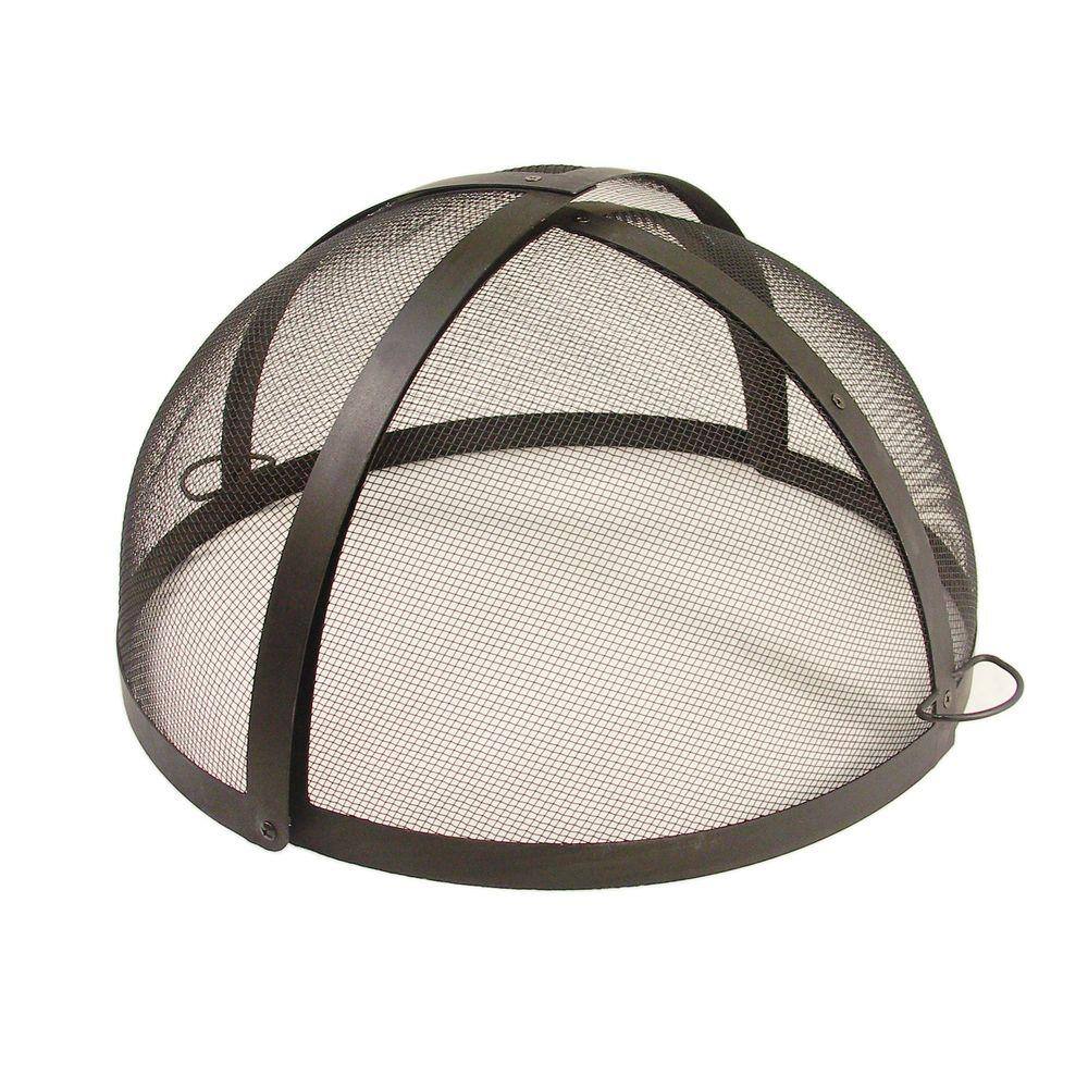 Fire Pit Folding Spark Screen, Screened In Fire Pit