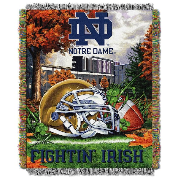 THE NORTHWEST GROUP University of Notre Dame Polyester Throw Blanket
