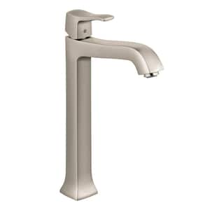 Metris C Single Handle Single Hole Bathroom Faucet in Brushed Nickel
