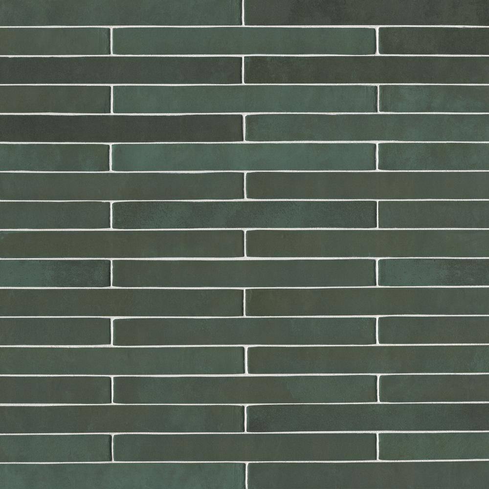 Reviews for MSI Flamenco Racing Green Brick 2 in. x 18 in. Glossy