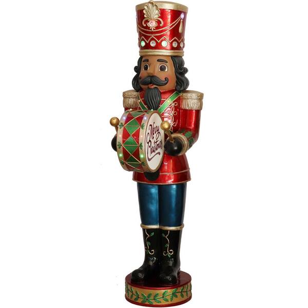 Fraser Hill Farm 60 in. Christmas Nutcracker with Music and Timer