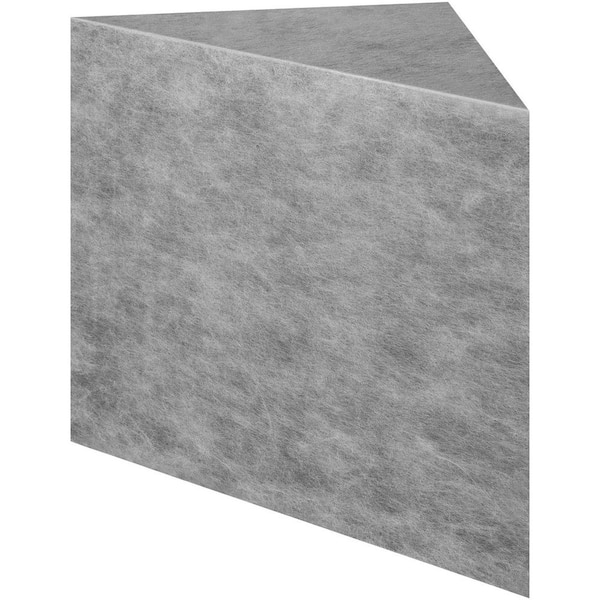 Unique 22.4 in. W Wall Mounted Tileable 440 lbs. EPS Composite ...