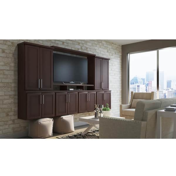 Shaker 91.5 in. W x 1 in. H x 1 in. D Outside Corner Molding in Java