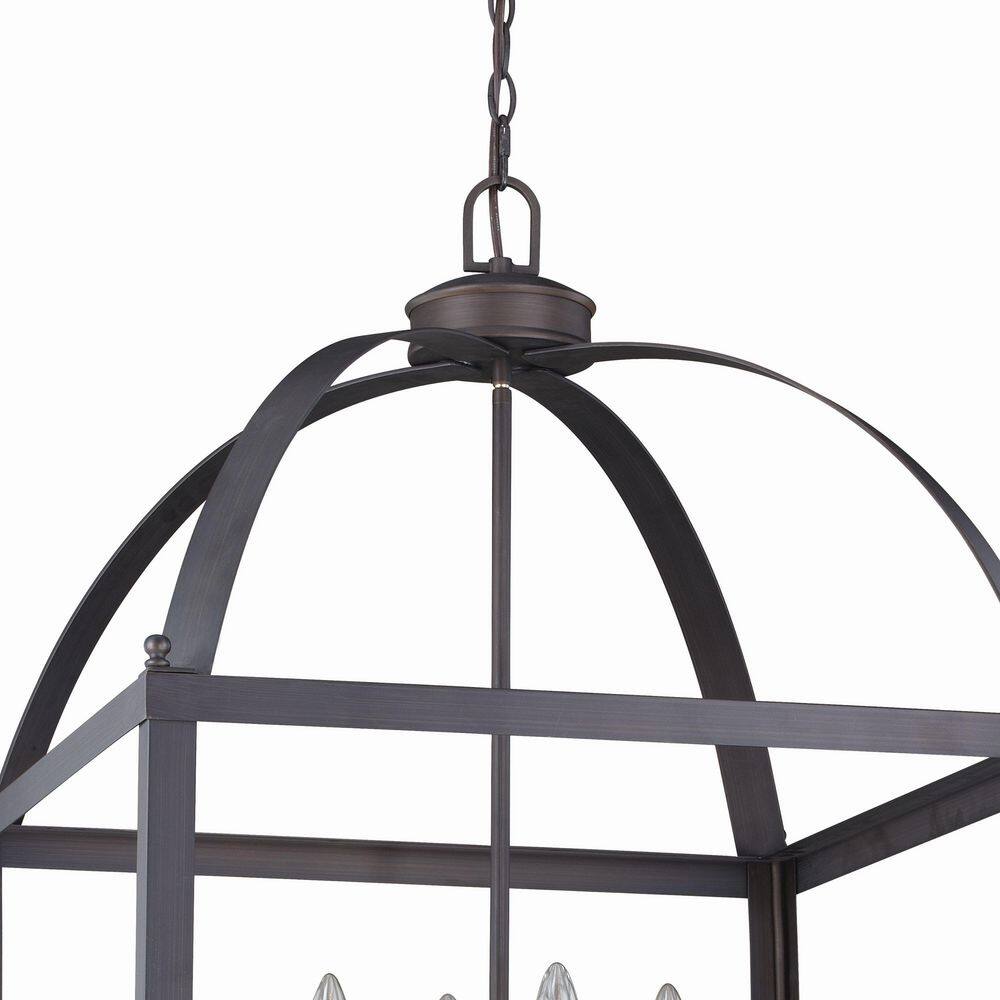 Juliet 8-Light Architectural Bronze Lantern Pendant