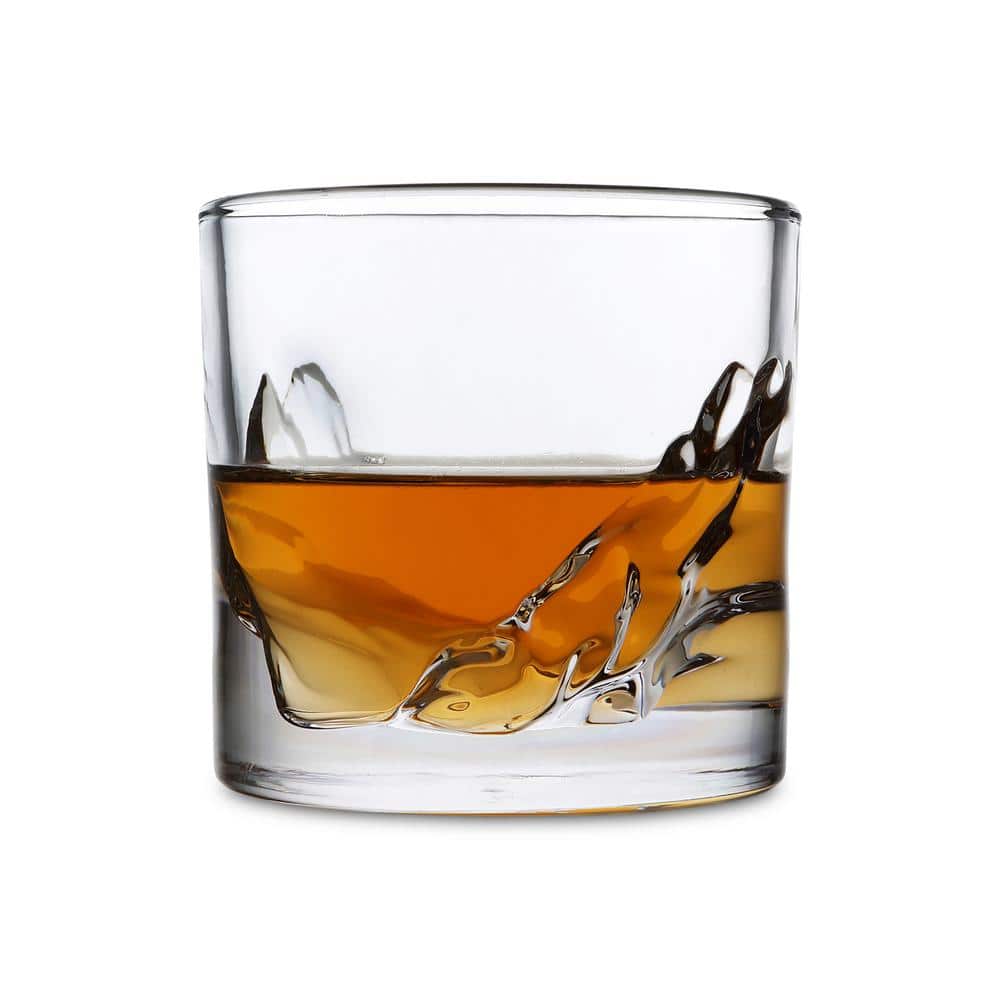 Grand Canyon Clear Crystal Whiskey Glass Set of Four