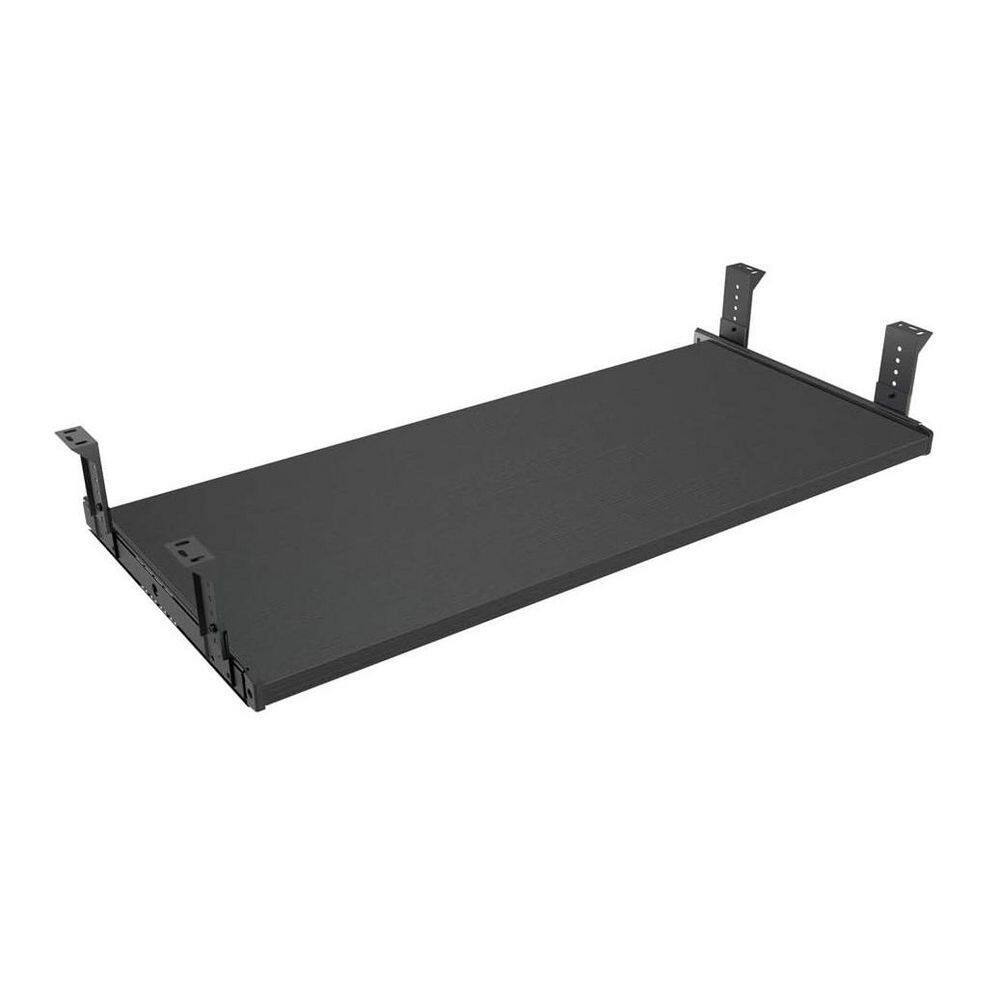 Keyboard Drawer Tray Wood Holder Under Desk Adjustable Height Platform