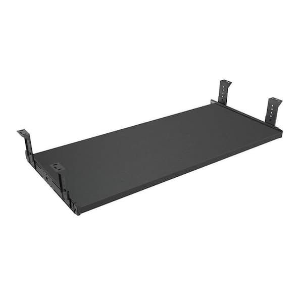 Ahfiwaso Keyboard Drawer Tray Wood Holder Under Desk Adjustable Height Platform