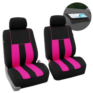 Striking Striped 47 in. x 23 in. x 1 in Seat Covers - Front Set