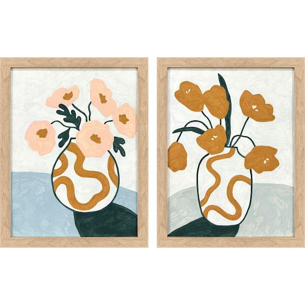 Paragon Whimsical Bloom by Muskovy 2 Piece Framed Nature Art Print