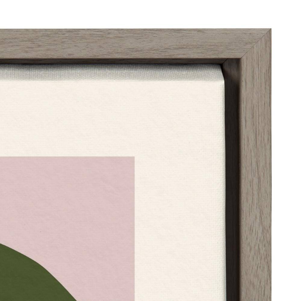 Hawaii Travel Poster Framed Canvas, 23x33, Gray