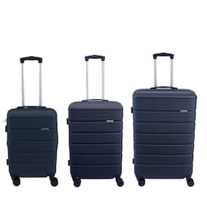 G-Force 3-Piece Expandable Rolling Luggage Set in Navy