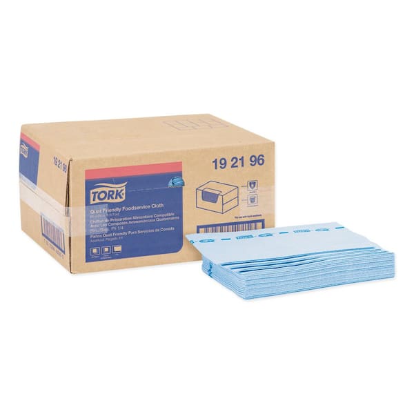 TORK 13 in. x 21 in., Blue Food Service Cleaning (150/Box)