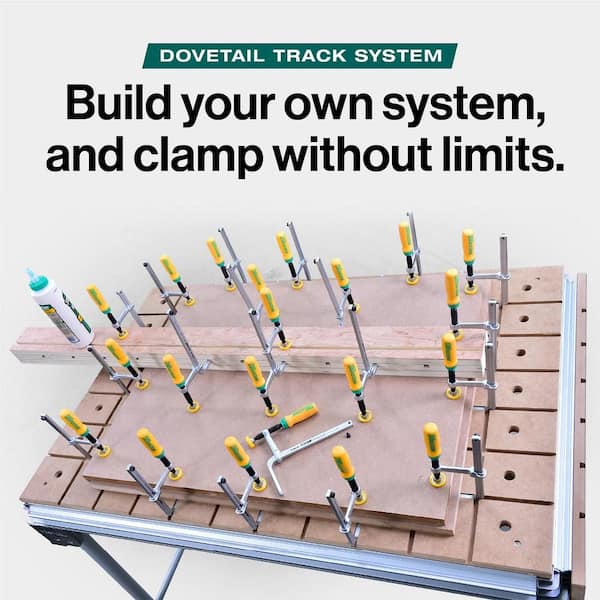 Microjig MATCHFIT Dovetail Clamps - Versatile, Track-Free Clamping