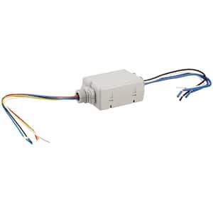 20 Amp Standard Power Pack for Occupancy Sensors: Auto-On, Manual-On, Local Switch, Latching Relay, Gray