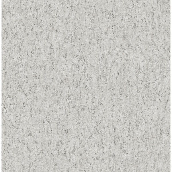 Seabrook Designs Marquette Faux Texture Grey & Espresso Paper Strippable Roll (Covers 56.05 sq. ft.)